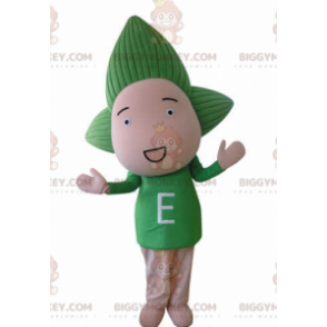 Baby Doll BIGGYMONKEY™ Costume da mascotte con capelli verdi -