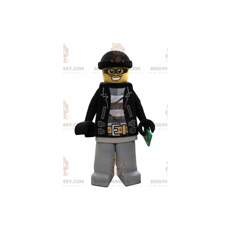 fantasia de mascote lego BIGGYMONKEY™ vestido como um bandido