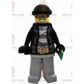 lego BIGGYMONKEY™ costume da mascotte vestito da bandito con un