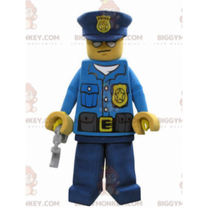 Costume de mascotte BIGGYMONKEY™ de Lego habillé en uniforme de