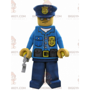 Kostým maskota Lego BIGGYMONKEY™ v uniformě policejního