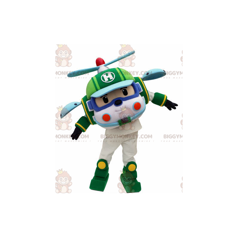 Speelgoedhelikopter BIGGYMONKEY™ mascottekostuum voor kinderen