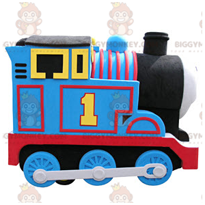 Thomas the Famous Cartoon Train Kostým maskota BIGGYMONKEY™ –