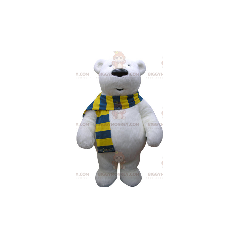 Polar bear BIGGYMONKEY™ mascot costume. Polar Bear BIGGYMONKEY™