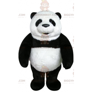 Meget smuk og realistisk sort og hvid panda BIGGYMONKEY™ maskot
