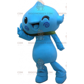 Costume da mascotte BIGGYMONKEY™ da uomo blu. Costume da