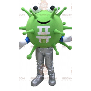 Disfraz de mascota Green Virus Bacteria BIGGYMONKEY™. Disfraz