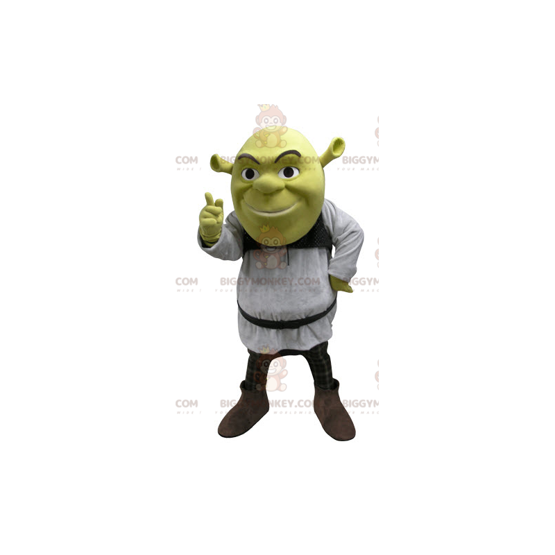 BIGGYMONKEY™ Berømt tegneserie Green Ogre Shrek Mascot Costume