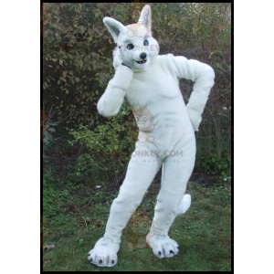 Disfraz de mascota atlético Big White Rabbit BIGGYMONKEY™ -