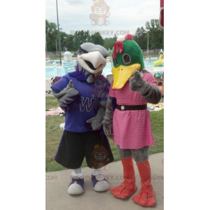 Duck and Vulture BIGGYMONKEY™s Mascot – Biggymonkey.com