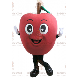 Disfraz de mascota BIGGYMONKEY™ de manzana roja gigante.