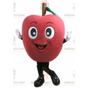 Disfraz de mascota BIGGYMONKEY™ de manzana roja gigante.