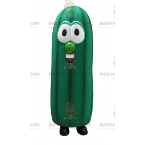 Giant Green Zucchini BIGGYMONKEY™ maskottiasu. Kasvis