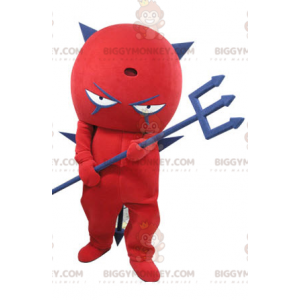 Punainen ja sininen Devil BIGGYMONKEY™ maskottiasu. Imp