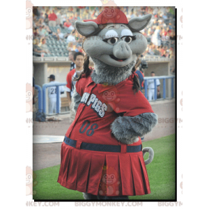 Gray Boar Pig BIGGYMONKEY™ Mascot Costume – Biggymonkey.com