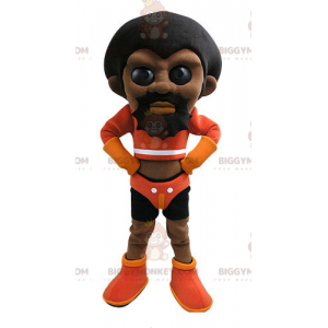 BIGGYMONKEY™ Mascot Costume of African American Man in