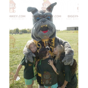 Disfraz de mascota Bulldog gris BIGGYMONKEY™ - Biggymonkey.com