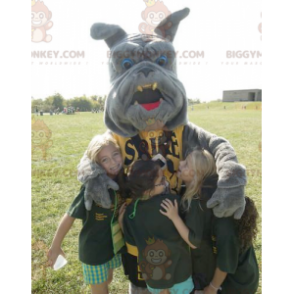 Grijze Bulldog BIGGYMONKEY™ mascottekostuum - Biggymonkey.com