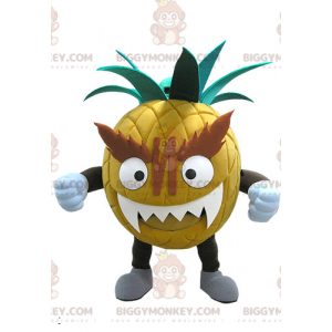 Jättimäinen uhkaava ananas BIGGYMONKEY™ maskottiasu -