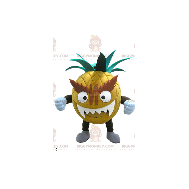 Kostium Maskotka Olbrzym Zastraszający Ananas BIGGYMONKEY™ -