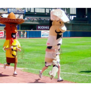 2 BIGGYMONKEY™s mascot a chef and a mexican – Biggymonkey.com