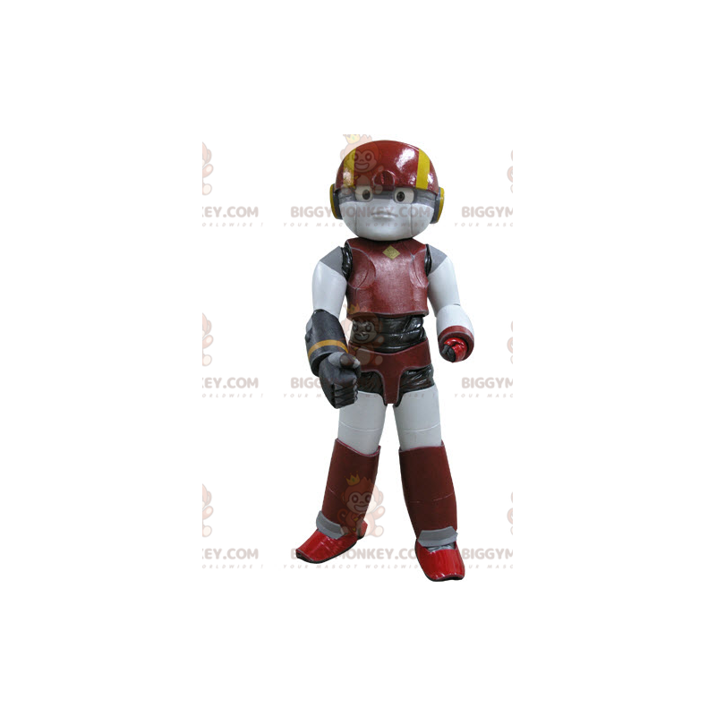 Red Yellow and Black Robot BIGGYMONKEY™ Mascot Costume –
