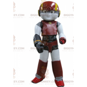 Red Yellow and Black Robot BIGGYMONKEY™ Mascot Costume –