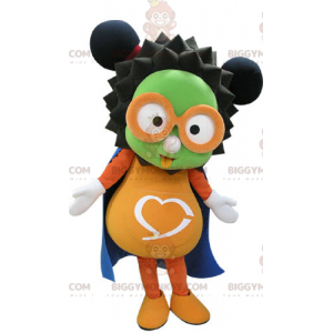 BIGGYMONKEY™ Costume da mascotte uomo con gli occhiali molto