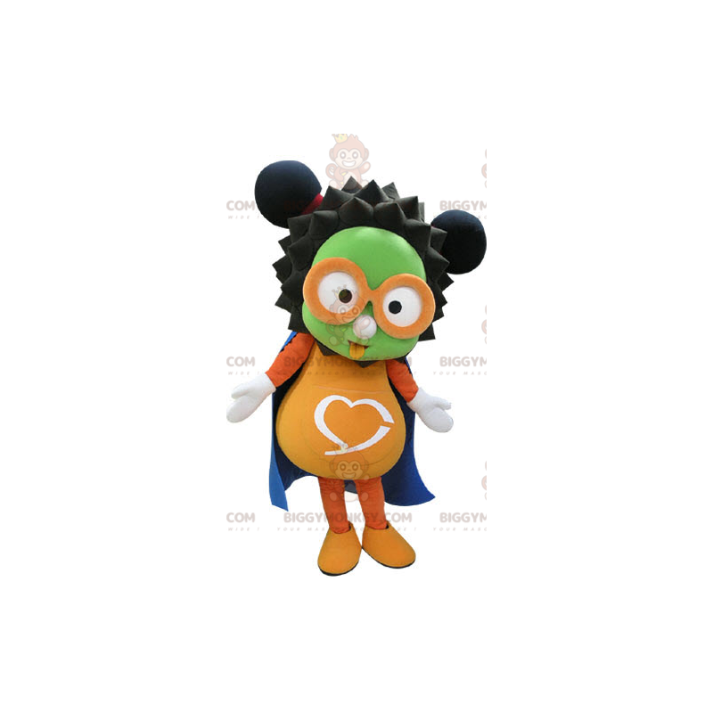 BIGGYMONKEY™ Costume da mascotte uomo con gli occhiali molto