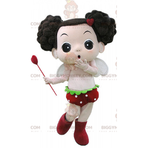 Disfraz de mascota Cupido BIGGYMONKEY™, disfraz Tamaño L (175-180 CM)