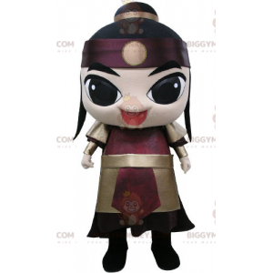 BIGGYMONKEY™ Samurai Mascot Costume Wearing Warrior Outfit -