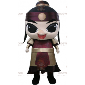 BIGGYMONKEY™ Costume da mascotte da samurai con costume da