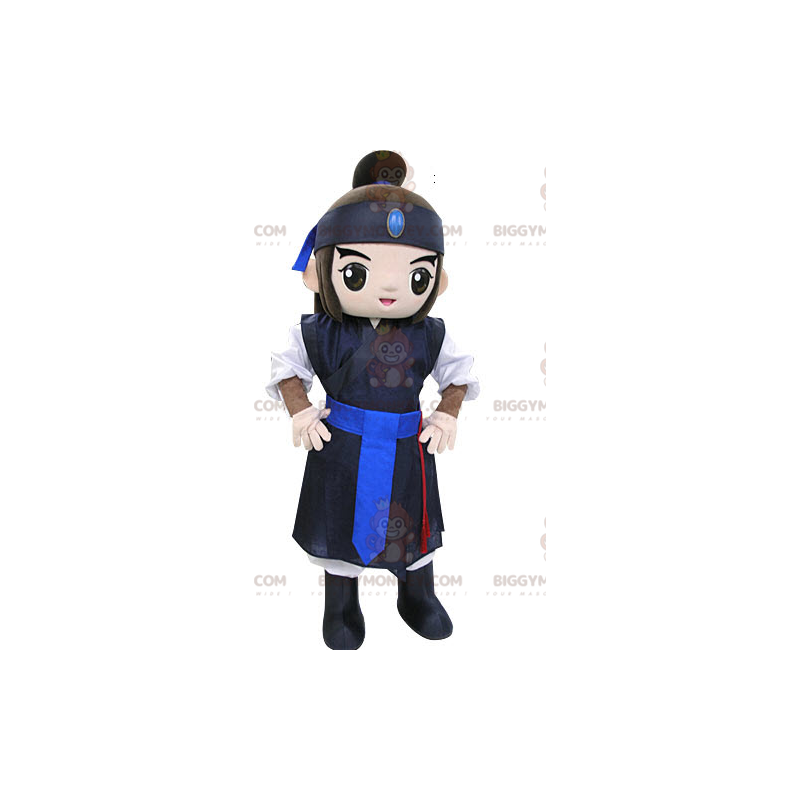 Disfraz de mascota de guerrero samurái BIGGYMONKEY™. Disfraz de