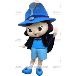 Blue Witch Fairy Girl BIGGYMONKEY™ maskottiasu - Biggymonkey.com