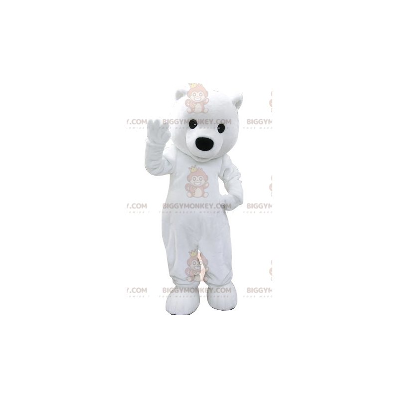 Isbjørn BIGGYMONKEY™ maskot kostume. Isbjørn BIGGYMONKEY™