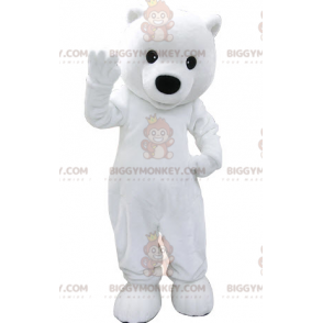 Isbjørn BIGGYMONKEY™ maskot kostume. Isbjørn BIGGYMONKEY™