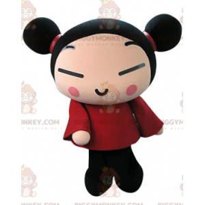 Asian Character Doll BIGGYMONKEY™ Mascot Costume -