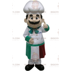 Costume de mascotte BIGGYMONKEY™ de chef cuisinier avec un