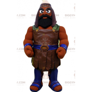 Tan Soldier Gladiator BIGGYMONKEY™ Mascot Costume -