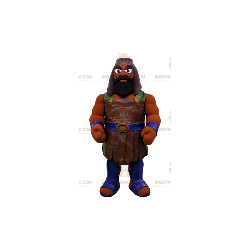 Tan Soldier Gladiator BIGGYMONKEY™ Mascot Costume –