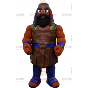 Bruine soldaat Gladiator BIGGYMONKEY™ mascottekostuum -