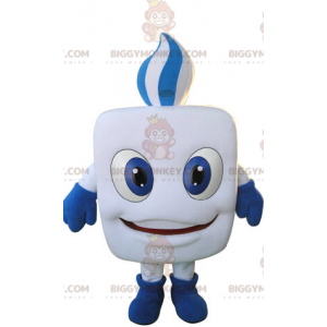 Costume de mascotte BIGGYMONKEY™ de dent blanche de chewing-gum