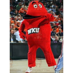 Costume de mascotte BIGGYMONKEY™ de monstre rouge géant -