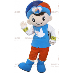 Costume de mascotte BIGGYMONKEY™ de petit garçon habillé en