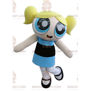 BIGGYMONKEY™ Powerpuff Girls-mascottekostuum voor blond meisje