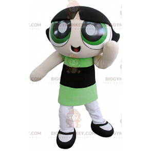 BIGGYMONKEY™ Superchicche da ragazza marrone costume mascotte