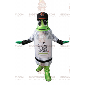 Green Bottle BIGGYMONKEY™ Mascot Costume In Sizes L (175-180CM)