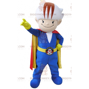 Costume de mascotte BIGGYMONKEY™ de bonhomme coloré avec une