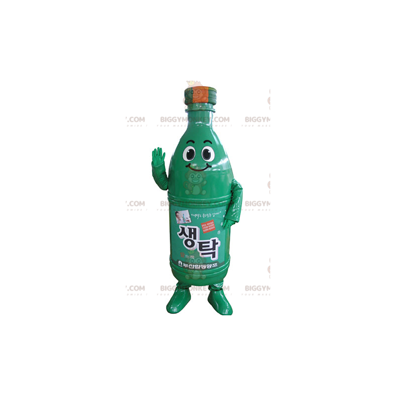 Drik BIGGYMONKEY™ maskotkostume. Grøn flaske BIGGYMONKEY™