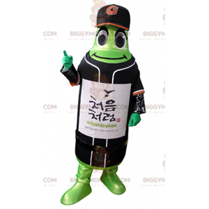 Disfraz de mascota Green Bottle BIGGYMONKEY™ en ropa deportiva